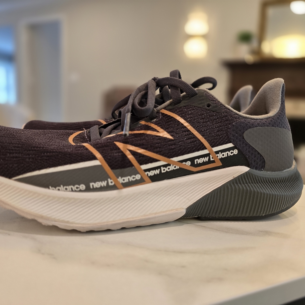 New Balance Black and Brown Sneakers